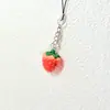 Encantador y Fresco Estilo de Chica Colgante para Teléfono de Corazón con Lazo de Perlas Plateadas Accesorio para Bolso Estilo Ins
