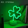 Lâmpada de Mesa para Modelagem LED Neon Transfronteiriça Lâmpada de Atmosfera Celebridade da Internet Decoração de Quarto para Festas de Natal Lanterna