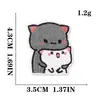 Jiu Shao Bonito Dos Desenhos Animados Gato Bordado Pano Adesivos Acessórios de Vestuário Animal Patch Adesivos Computador Bordado Crachá Bebê Bordado Adesivos