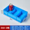 Caja de Plástico Rectangular Caja para Piezas con Compartimentos para Tornillos Marco de Plástico Almacenamiento Caja de Volteo Organizador Caja de Almacenamiento