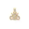 Suprimento transfronteiriço moda personalizada design de nicho hip hop europeu e americano Coroa Cubana CEO pingente colar unissex