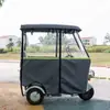 Nuevo Estilo Sin Cuero Minibús Cochera Engrosada Doble Capa Cálida Cortina de Lluvia Tela de Lluvia Simple Triciclo Cochera Toldo Fábrica Venta al por Mayor