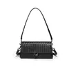 Bolsa Feminina Trançada Transversal para Axila 2026 Bolsa de Mão de Luxo Moda Bolsa Baguete Vintage Bolsa de Ombro Único Transversal Bolsa Sela