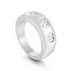 Nuevo Anillo de Acero Titanio Brillante Amor Diamante para Hombres y Mujeres, Anillo de Joyería Casual Personalizado para Parejas, Accesorios