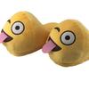Pantuflas de cara sonriente QQ expresión pantuflas de algodón fabricantes venden directamente venta al por mayor mixta se puede enviar en nombre