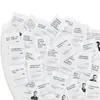 108 Adesivos de Citações Famosas do Mundo: Ditos do Autor, Trechos de Ensaios, Material de Leitura Pós-Aula, Adesivos Decorativos para Acúmulo