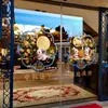 Pegatinas de cristal para decoración del Festival de Medio Otoño, decoraciones de ambiente de conejo lunar estilo chino, pegatinas para ventanas, decoraciones colgantes para eventos, calcomanías electrostáticas para ventanas