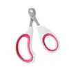 Cortador de unhas especializado para gatos com furo redondo, cortador de unhas pequeno para animais de estimação com corte cego, cortador de unhas para gatos para limpar as unhas de gatos e cães