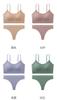 Conjunto de Roupa Íntima Sem Costura com Alça nas Costas Anti-Exposição Push up Conjunto de Sutiã Conjunto de Regata Esportiva para Yoga Corrida