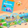 Atacado Adesivos Magnéticos de Quebra-Cabeça Infantis Iluminação Cognitiva Educação Infantil Educacional Animais Tridimensionais Brinquedos de Quebra-Cabeça