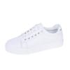 Zapatos Blancos de Cuatro Estaciones para Mujer 2026 Primavera Nuevos Talla Pequeña Zapatos Estilo Coreano Zapatillas Planas Casuales Estudiante con Cordones Zapatos de Mujer