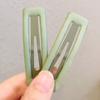 Horquilla trasera esmerilada para la cabeza, tocado de estilo coreano para mujer, horquilla tipo pinza bb, pinza lateral, horquilla para cabello suelto, pinza para flequillo, pinza lateral al por mayor