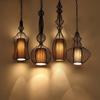Luminária Pendente Nórdica para Bar, Pousada Retrô, Sala de Estar, Sala de Jantar, Restaurante de Hot Pot, Grande Luminária Pendente de Gaiola de Pássaro em Ferro Forjado Estilo Americano Aristocrático