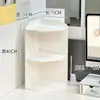 Estante de Almacenamiento de Escritorio Multicapa para Girar Esquinas de Escritorio Estación de Trabajo de Dormitorio de Estudiante Estante de Almacenamiento de Estantería Cosa Buena Artefacto de Escritorio