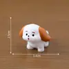 Gato Lindo Bailarín y Cachorro Muñeco Muñeco Lindo Casa de Muñecas Decoración DIY Accesorios Paisaje en Miniatura Adornos de Escritorio