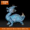 Jishanyuan Cobre Puro Oito Tesouros Tartaruga Dragão Decoração Dragão Cabeça Tartaruga Longevidade Presente de Aniversário para Idosos Venda Direta da Fábrica 0645