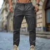 Otoño 2025 talla europea para hombre nuevos pantalones tejidos marca de moda de alta calle europea y americana pantalones casuales retro para hombre transfronterizo