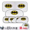 Atacado Capitão América Superman Batman Quebra-Sol para Carro Conjunto de 6 Peças Novo Verão Desenho Animado Suprimentos para Quebra-Sol
