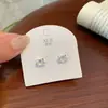 Brincos de Gato Estrela Zircônia Desenho Animado Fofo para Mulheres, Pino de Prata, Exquisitos, Doces, Luxo Leve, High-End, Brincos Femininos