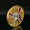 Moedas Comemorativas das Quatro Bestas Míticas da China: Medalhas Comemorativas do Dragão Verde, Tigre Branco, Pássaro Vermilion, Tartaruga Negra, Moedas de Metal Coloridas Criativas da Sorte 3D