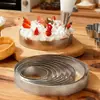 Herramientas para Hornear Anillo Redondo para Mousse con Agujeros Anillo para Tarta Francesa Molde para Tarta de Arroz con Queso Anillo para Tarta Utensilios para Hornear