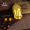 Nuevo Metal Relieve Forma de Cabeza de Buda Tathagata Inflable A prueba de Viento Colgante de Encendedor Regalo Personalizado Creativo de Gama Alta
