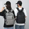 Mochila de Viaje Casual de Negocios de Color Puro para Hombres y Mujeres 2023 Nueva, Mochila Simple de Moda para Estudiantes Universitarios