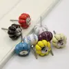 Manija de Cerámica Colorida con Forma de Calabaza con Diseño de Agujero Pasante, Lujo Ligero Moderno Minimalista para Cajón Armario Guardarropa Arte de Dibujos Animados Manija de un Solo Agujero