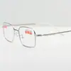 Nuevas Gafas de Lectura para Hombre, Lentes Ultra Delgados Plateados Anti-Luz Azul, Modernas, Sencillas y Cómodas, Gafas de Lectura al por Mayor