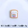 Pão Arco-Íris Doce Coração Feminino Fofo DIY Feito à Mão Cola de Creme Capa de Celular Abertura para Copo d'Água Sapato Joias Acessórios