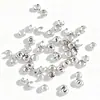Tubo de posicionamiento de cierre de metal multicolor galvanizado transfronterizo, tubo en forma de U, cuenta abierta, accesorios para joyería de collar y pulsera hechos a mano para DIY
