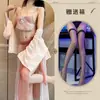 Lingerie Sexy Feminina Estilo República da China Conjunto Sexy Retrô Hanfu Tentação Transparente Faixa de Barriga Clássica Conjunto de Pijama Feminino