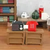 Muebles Simulados, Micro-Paisaje, Adornos Pequeños Retro, Tetera en Miniatura, Teléfono, Televisión, Accesorios para Casa de Muñecas, Festival del Bote del Dragón