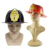 Sombrero de bombero para adulto, sombrero de plástico, casco, casco de bombero de plástico, accesorio de sombrero para fiesta de cosplay y actuación