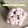 Pequeños Ramos de Rosas Letras a Mano Flores Artificiales 27 Pequeñas Peonías Flores Falsas Atrezzo para Fotografía Flores para Sostener la Novia Adornos para el Hogar