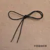 Cordón de zapato de cuerda encerada cuerda encerada redonda cuerda de tres hebras cordón suave sin atar elástico de silicona embalaje cuerda de algodón al por mayor