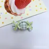 Tela de Tartán Forma de Caramelo Accesorios Accesorios para el Cabello Tocados Ropa Infantil Materiales para Joyería DIY Gomas para el Cabello Infantil Accesorios para Pasadores