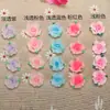 15mm arcilla blanda flor flor de rosa pequeña hecha a mano pendientes diy carcasa de teléfono móvil taladro de palo accesorios de decoración para gafas material