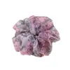 Goma para el pelo fina de malla de verano con estampado pintado a mano, estilo Mori, ambiente versátil, temperamento, diadema, accesorios para el cabello para mujer