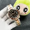 Reloj Mecánico Automático Completo Serie Laojia Datejust Anillo de Coca Cola Moda de Negocios Reloj de Lujo para Hombre Comercio Exterior de Aliexpress