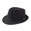 Chapéu de Jazz Unissex de Verão Protetor Solar Respirável Chapéu de Palha com Aba para Sol Chapéu de Praia de Cânhamo Sintético Vintage Britânico Pequeno Chapéu Alto