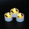 Velas Solares de Venta Caliente Transfronteriza Velas Cilíndricas de Plástico Velas de Té LED sin Llama Luces Electrónicas Respetuosas con el Medio Ambiente