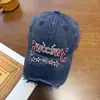 Boné de Baseball Vintage Lavado Estilo Americano para Mulheres, Temporada de Primavera, Circunferência da Cabeça Grande, Boné com Aba Reta Desgastado, Chapéu de Sol Fashion para Mulheres, Faz o Rosto Parecer Menor