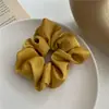 Scrunchie de Cetim Estilo Francês, Tendência Online, Elástico de Cabelo Feminino e Elegante, Acessório de Cabelo Coreano