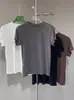 Camiseta de Manga Corta con Diseño de Nicho Cintura Ceñida Elástico Interior Top Ajustado Amigable con la Piel del Hombro Ajustado Delgado