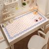 Alfombrilla de Escritorio Estilo Crema para Estudio Infantil, Alfombrilla Especial de Protección para Escritorio, Alfombrilla de Escritorio para Protección Ocular, Alfombrilla de Escritorio de Oficina
