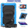 Para Samsung Galaxy Tab A7 10.4 polegadas SM-T500 capa protetora de borda com almofada de ar anti-impacto plana