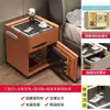 Mesa de cabeceira inteligente com trava de senha integrada, cofre e armazenamento; um carregador e cofre sem fio multifuncional para uso doméstico e no quarto