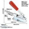 Perfil de aleación de aluminio regla de tope mesa de empuje posicionamiento rápido ajustable en un segundo herramientas para carpintería accesorios para sierra de mesa tope