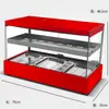 Gabinete Calentador de Pollo Frito, Caja Calentadora de Hamburguesas, Huevo Tartaleta, Pay, Churros, Horno de Temperatura Constante, Mesa Calentadora Comercial para Bebidas Metabo